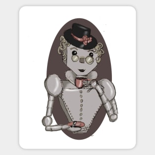 Lady bot Sticker